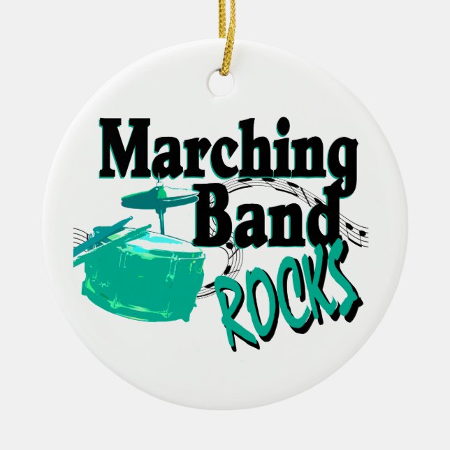 Marching Band Rocks Keramikornament (Vorne)