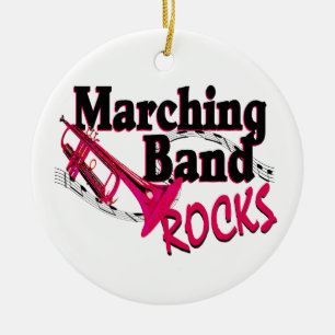 Marching Band Rocks Keramikornament