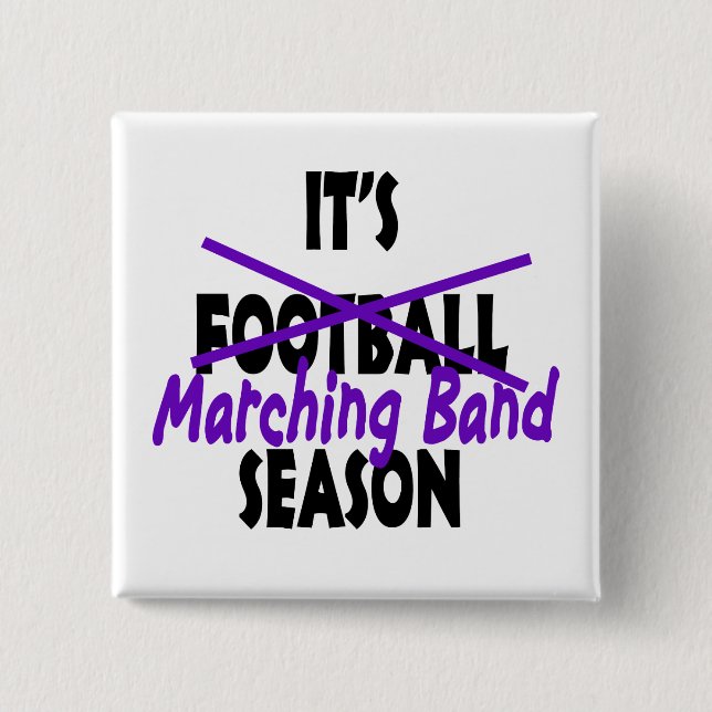 Marching Band Season/ Lila Button (Vorderseite)