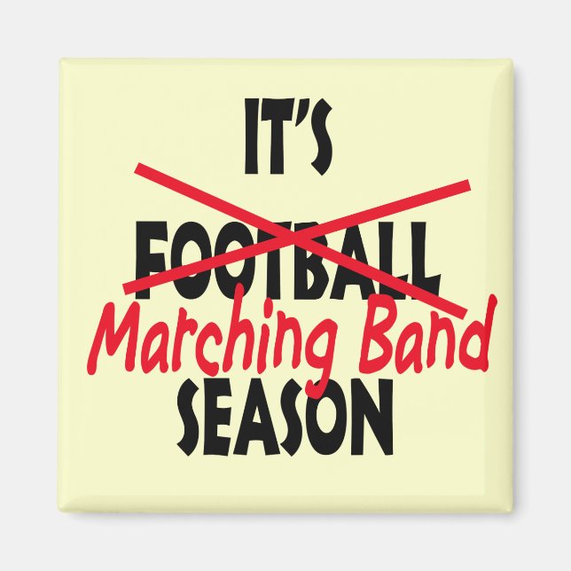 Marching Band Season / Rot Magnet (Vorne)