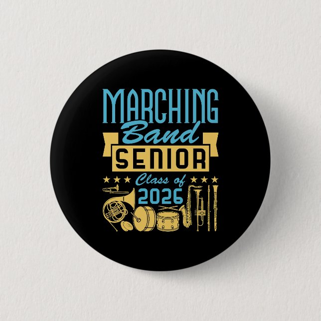 Marching Band Senior Class of 2026 Button (Vorderseite)