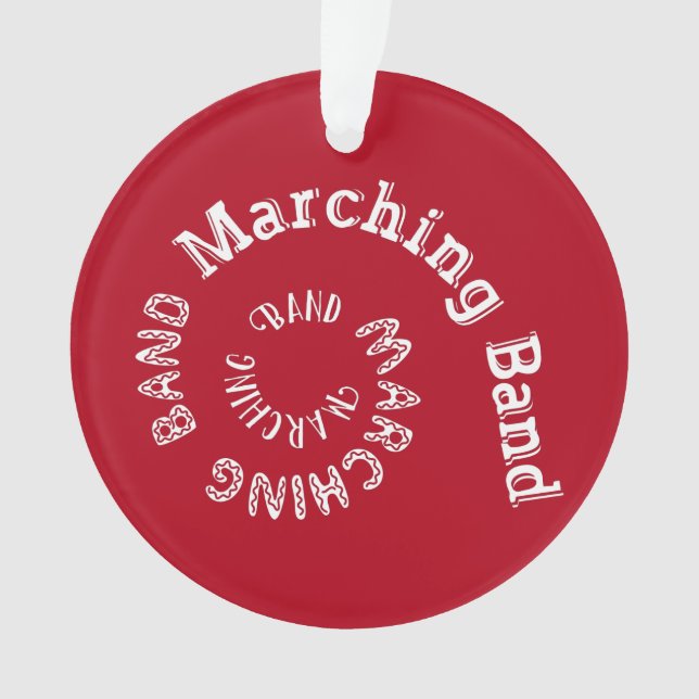 Marching Band Spiral Ornament (Vorderseite)