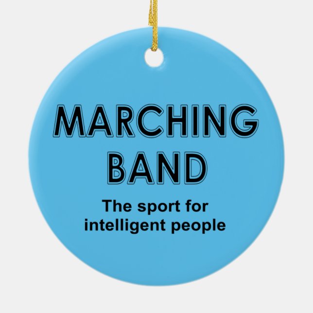 Marching Band Sport Keramik Ornament (Hinten)