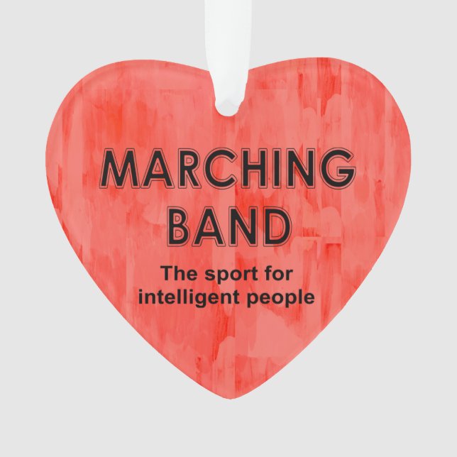 Marching Band Sport Ornament (Vorderseite)