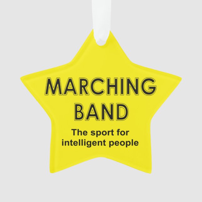 Marching Band Sport Ornament (Vorderseite)