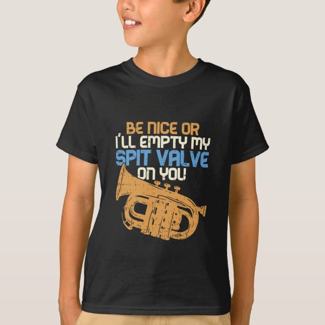 Marching-Band-Trompeten T-Shirt (Vorderseite)