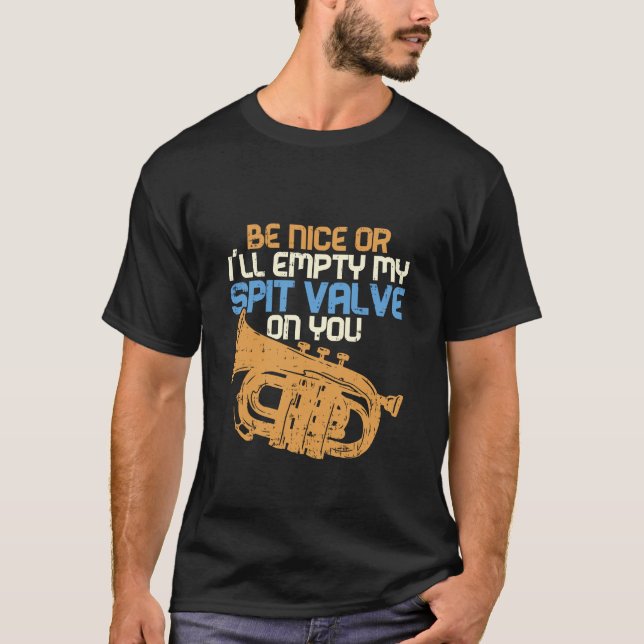 Marching-Band-Trompeten T-Shirt (Vorderseite)
