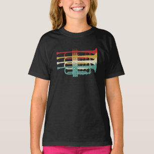 Marching Band Trompeter Retro-Design  T-Shirt