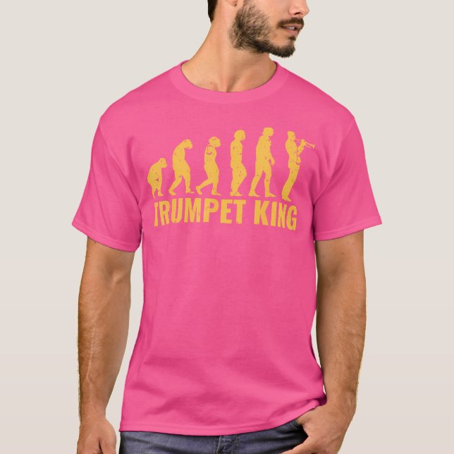 Marching Band Trumpet King T-Shirt (Vorderseite)