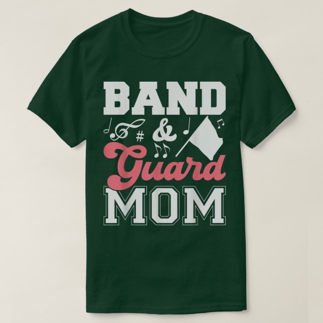 Marching Band und Guard-Mama T-Shirt (Design vorne)