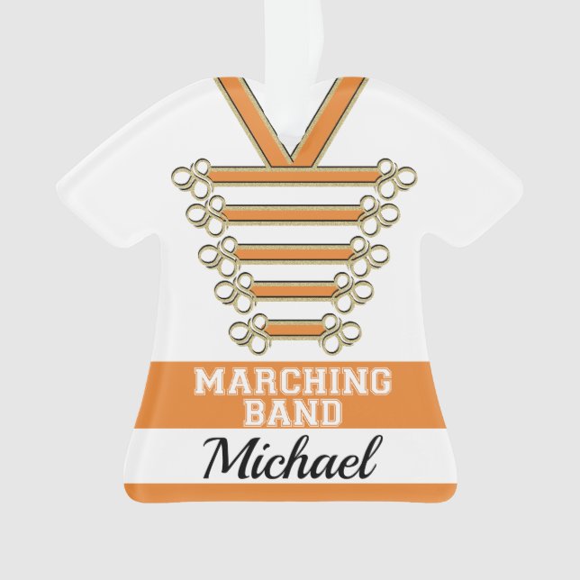 Marching Band Uniform mit Foto Ornament (Vorderseite)