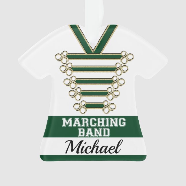 Marching Band Uniform mit Foto Ornament (Vorderseite)
