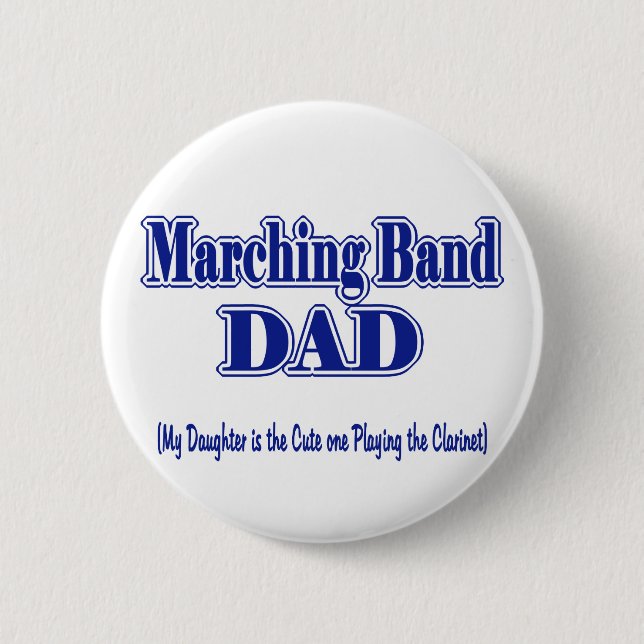 Marching Band Vater/Klarinette Button (Vorderseite)