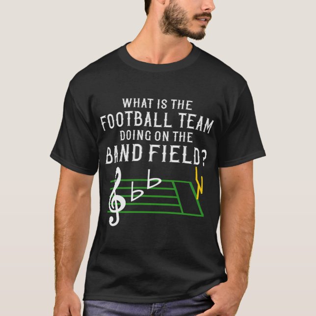 Marching Band W ist das Fußballteam, das vor Ort s T-Shirt (Vorderseite)