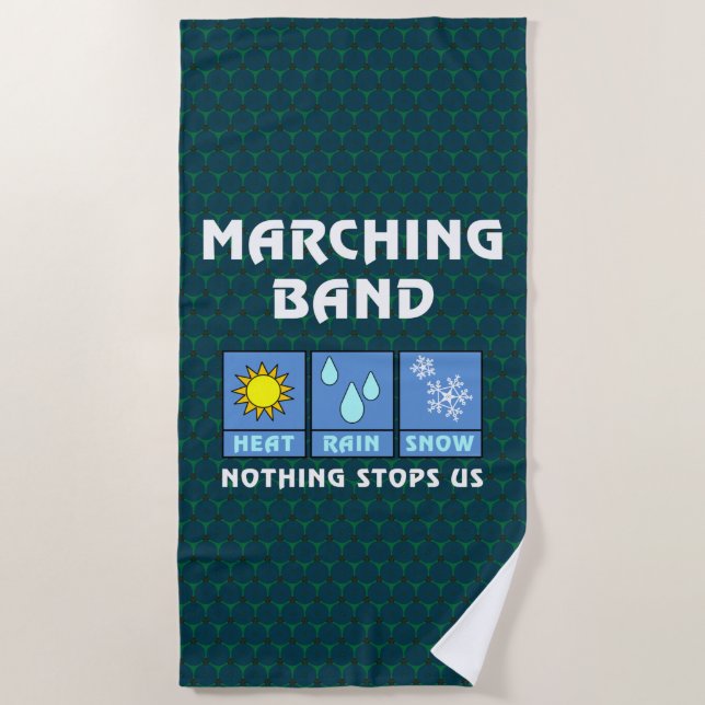 Marching Band Weather Strandtuch (Vorderseite)