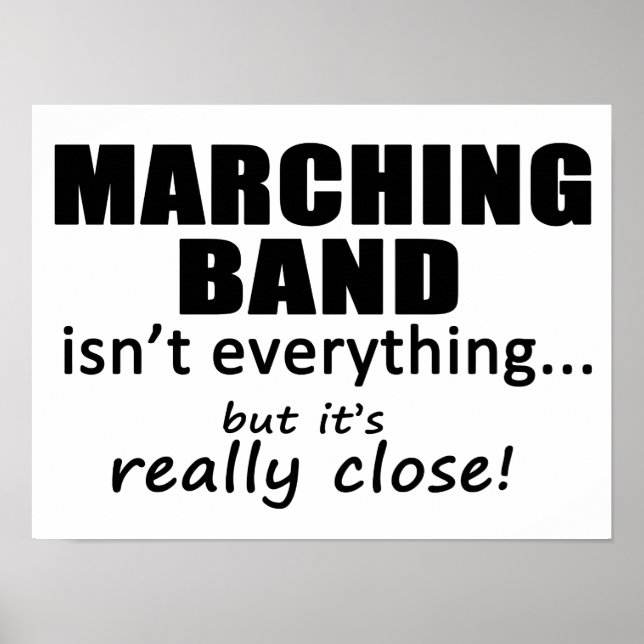 Marching-Band wirklich Nah Poster (Vorne)