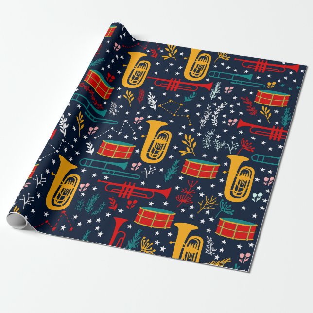 Marching Band Wrapping Paper Geschenkpapier (Ungerollt)