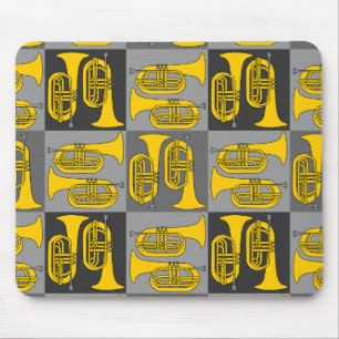 Marching Baritone Crosshatch Mousepad