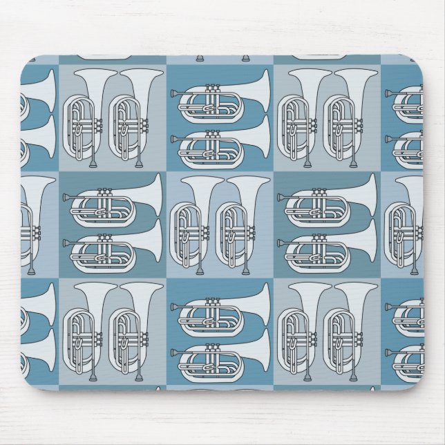 Marching Baritone Crosshatch Mousepad (Vorne)