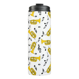 *Marching Baritone Musiknoten Thermosbecher
