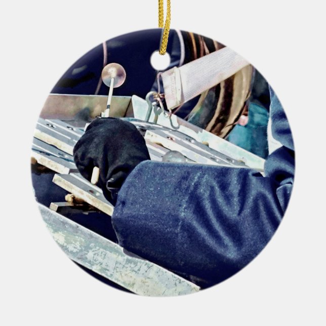 Marching Bells Keramik Ornament (Vorne)