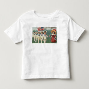 Marching Boys als Matrosen verkleidet Kleinkind T-shirt