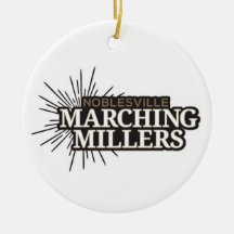 Marching Millers Round Ornament