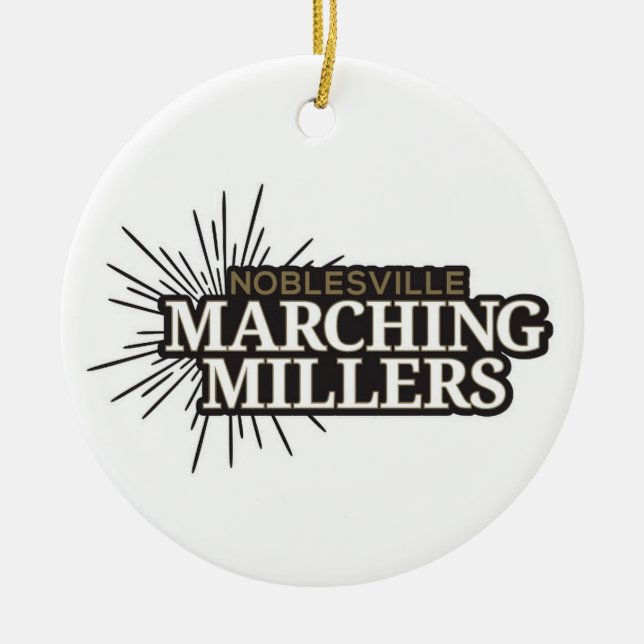 Marching Millers Round Ornament (Vorne)