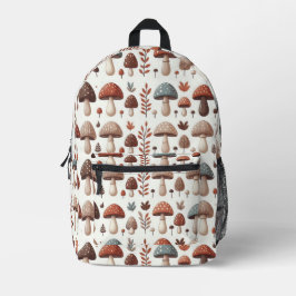 Marching Mushrooms Bedruckter Rucksack