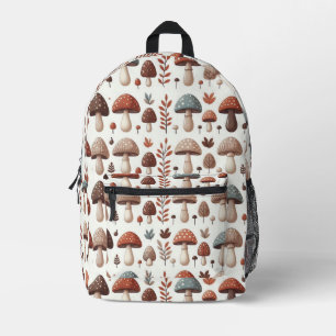 Marching Mushrooms Bedruckter Rucksack