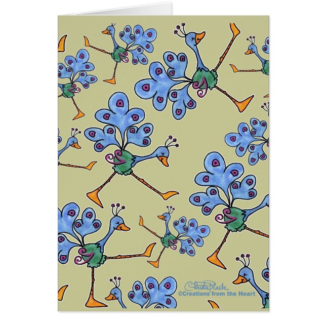 Marching Peacock Collage (Vorne)