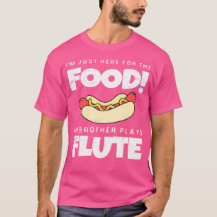 Marching School Band Brother Schwester Flute Playe T-Shirt