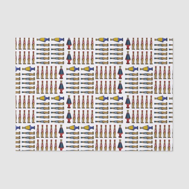 Marching Toy Soldier Christmas Army Seidenpapier (Vorderseite)