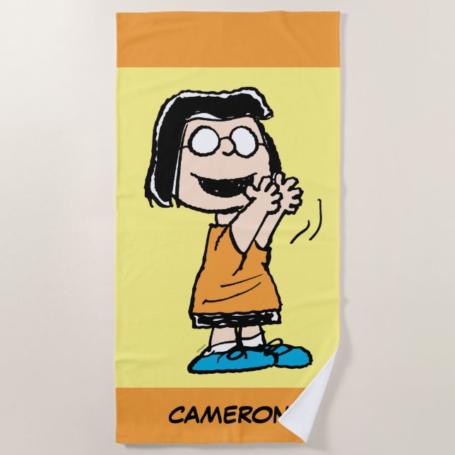 Marcie Clapping Strandtuch (Vorderseite)