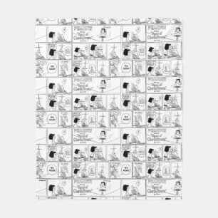 Marcie & Peppermint Patty im Klassenzimmer Fleecedecke