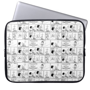 Marcie & Peppermint Patty im Klassenzimmer Laptopschutzhülle