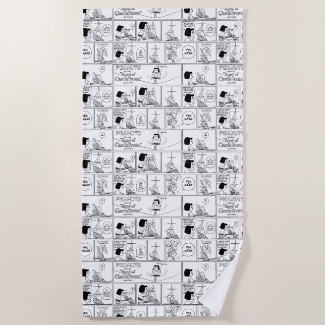 Marcie & Peppermint Patty im Klassenzimmer Strandtuch (Vorderseite)