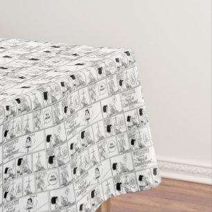 Marcie & Peppermint Patty im Klassenzimmer Tischdecke