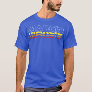Marcio Vorname Lustig Vintage Sonnenuntergang Marc T-Shirt