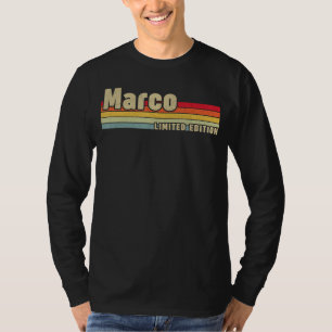 Marco Gift Name Personalisiert Geburtstag Funny Ch T-Shirt