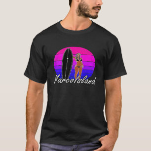 Marco Island CA Surfer Surfen Kleidung Männer Frau T-Shirt