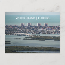 Marco Island Florida Arial View Postkarte