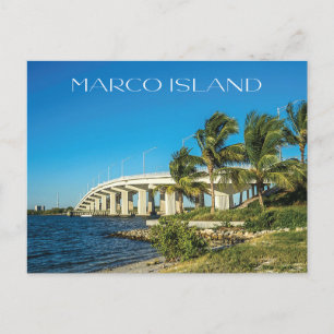 Marco Island Neapel Florida Bridge Foto Postkarte
