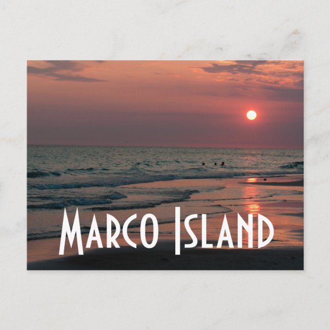Marco Island Postkarte (Vorderseite)