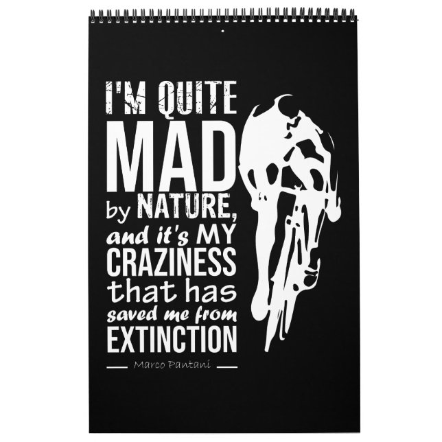 Marco Pantani Sprichwort Il Pirata Fahrradlegende Kalender (Titelbild)