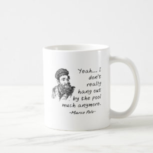 Marco Polo am Pool Lustiger Becher Tasse