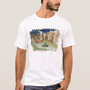 Marco Polo mit dem Elefant- und Kamelankommen