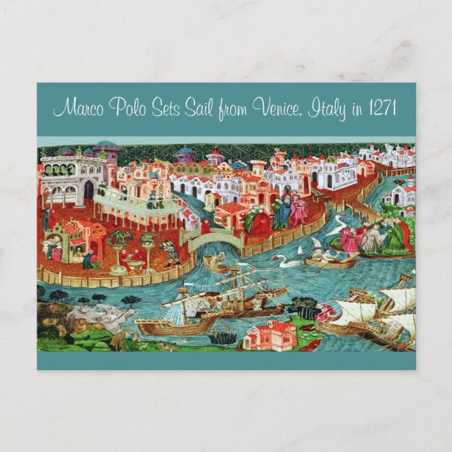 Marco Polo Set Sail Postcard Postkarte (Vorderseite)
