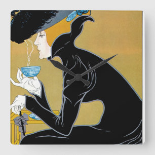 Marco Polo Tea Quadratische Wanduhr