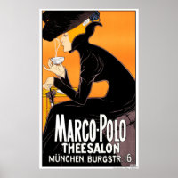 Marco Polo Thee Salon - Vintage Werbung